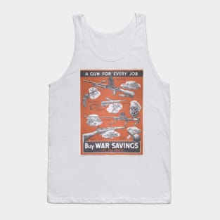 Reprint of British wartime poster. Tank Top